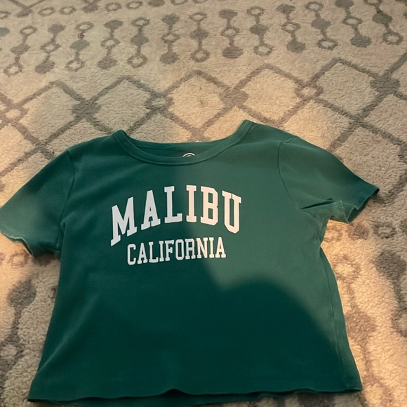 Dark Green Malibu baby tee - Picture 1 of 2